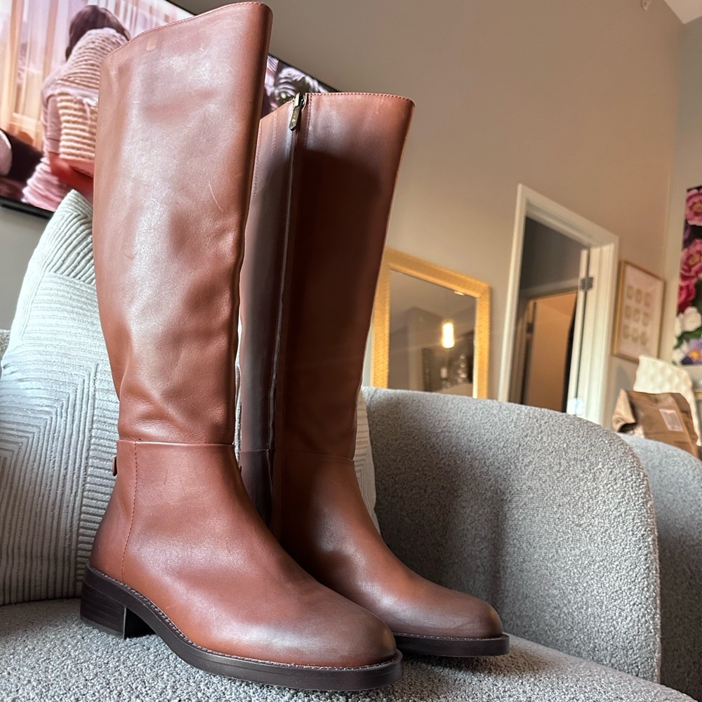 NEW!!! Sam Edelman Marble Leather Riding Boot
